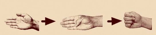 Кисти рук и пальцы в позе для медитации